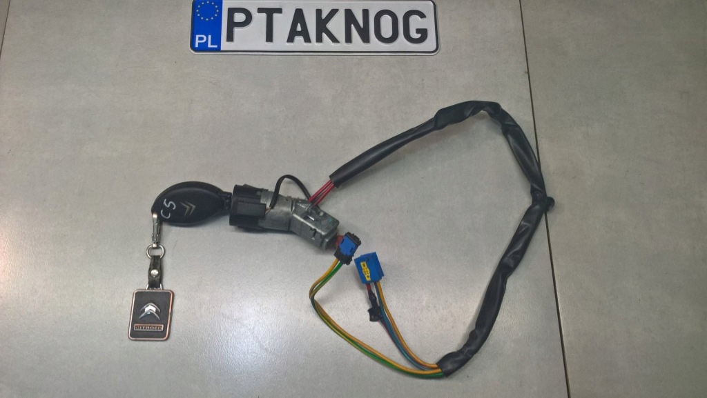 фото №1, Замок зажигания ключ citroen c5 i 2.0 hdi 9648445180