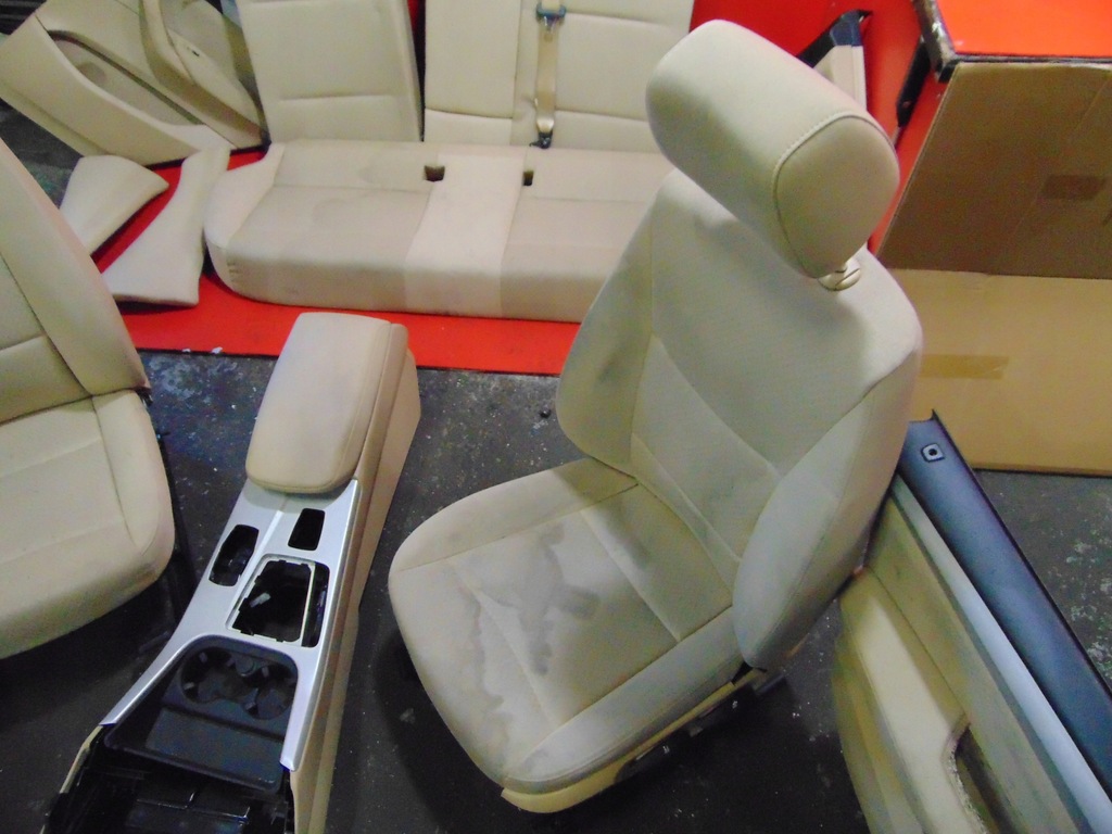 фото №7, Bmw x3 f25 сидіння сидіння заднє сидіння kremowe