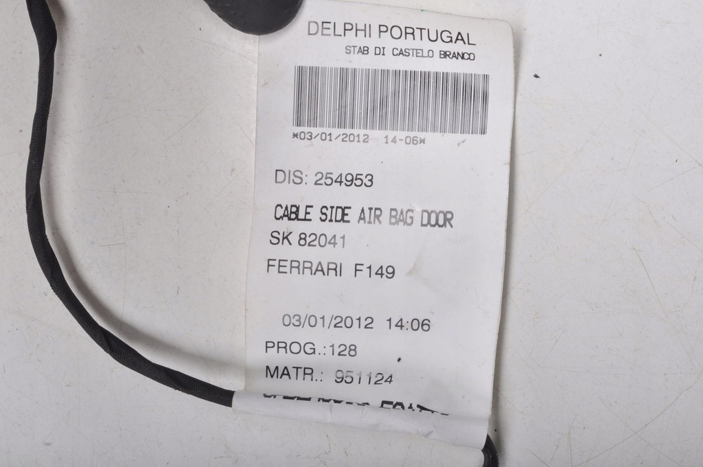 фото №9, Ferrari california 4.3 шторка безопасности дверь подушка безопасности левая 34053544 b 254953