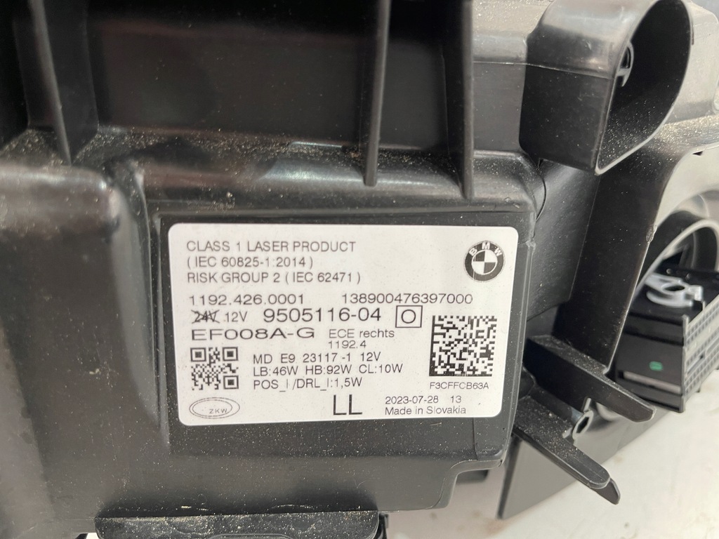 фото №13, Bmw 4 m4 g22 g23 g26 g82 laser shadow тонированная лампа правая перед 9505116