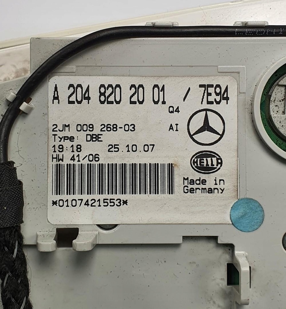 фото №5, Лампа потолочный mercedes w204 a2048202001