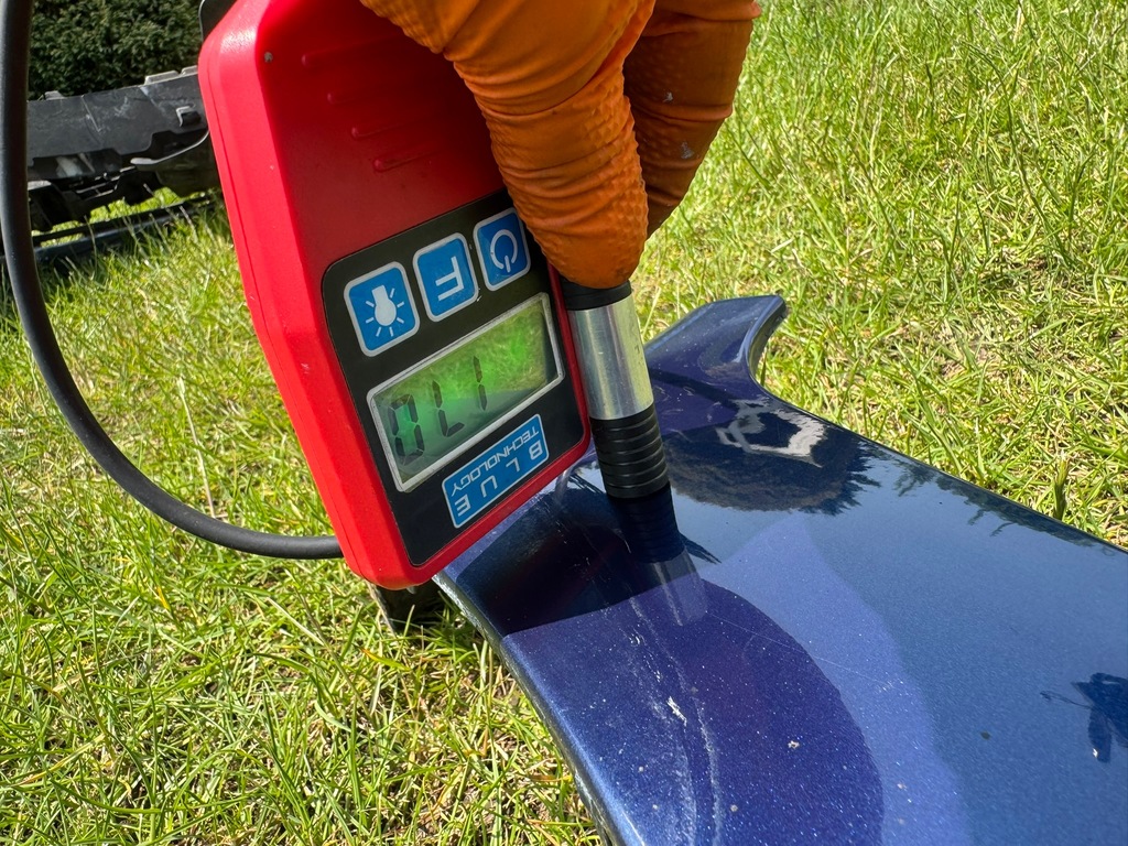 фото №13, Крыло правый передний перед niebieski kia ceed i 1 06-09 лак: a8 250um