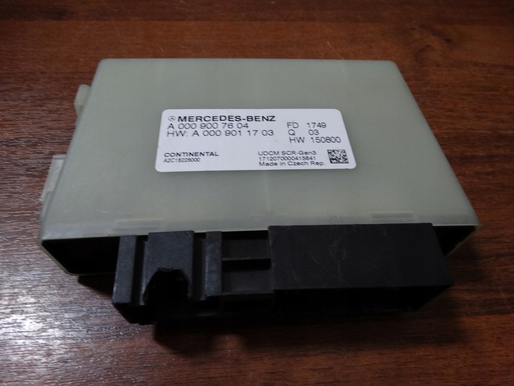 фото №1, Idealny модуль выхлопных газов mercedes 1