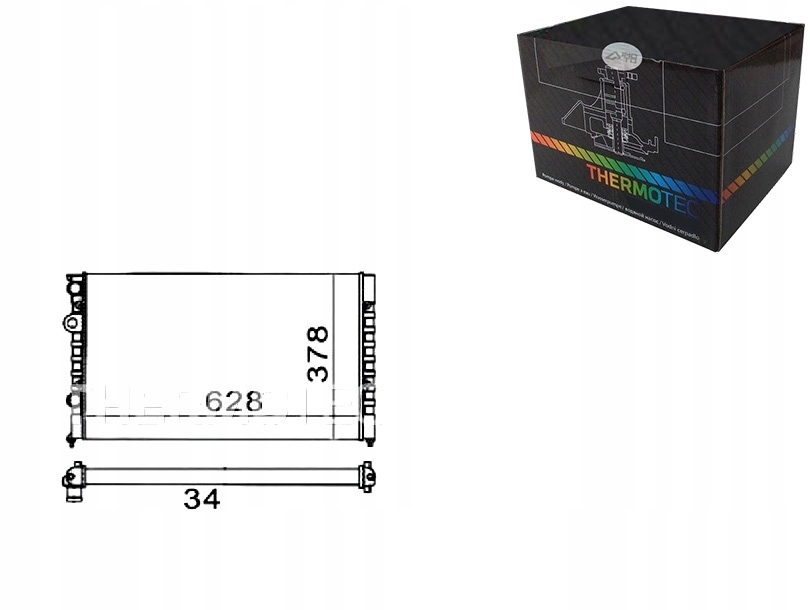 фото №1, Радиатор двигателя seat arosa cordoba cordoba vario