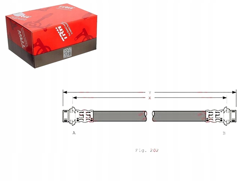 фото №1, Шланг тормозной elast. subaru trezia toyota 4 ru