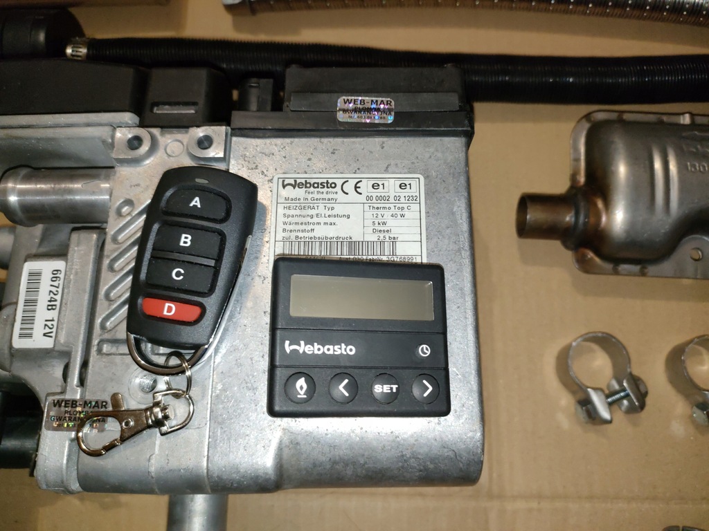 фото №9, Nowe дистанційний керування 2 брелоки обігріву стояночний webasto комплект набір