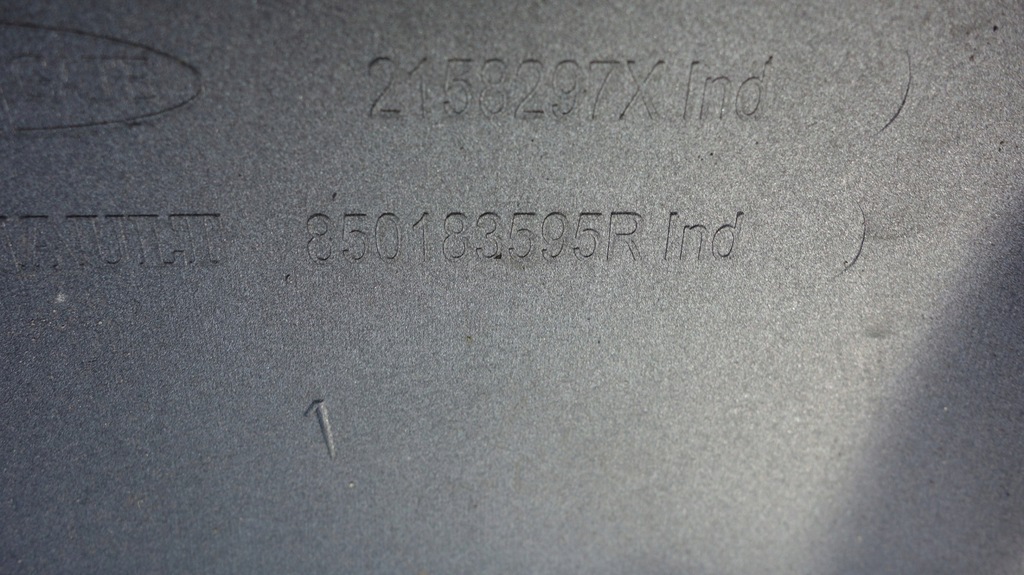 фото №10, Спойлер дифузор накладка-спойлер накладка бампера задня kadjar // 933