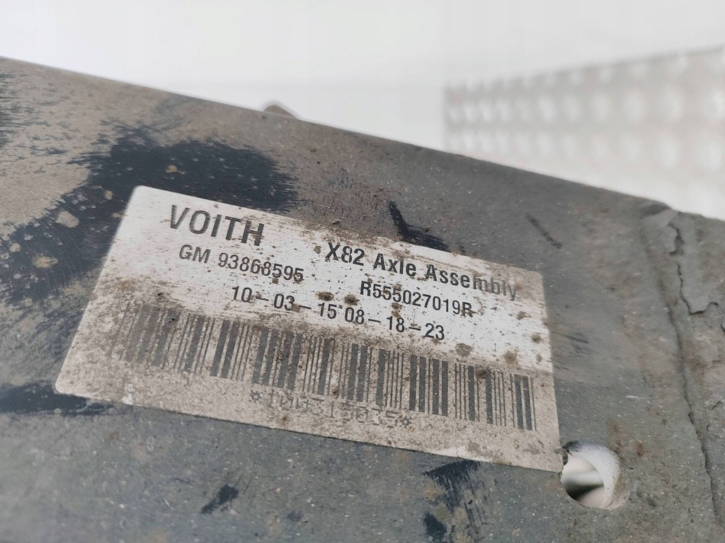 фото №13, Opel vivaro 2016 балка osi задній