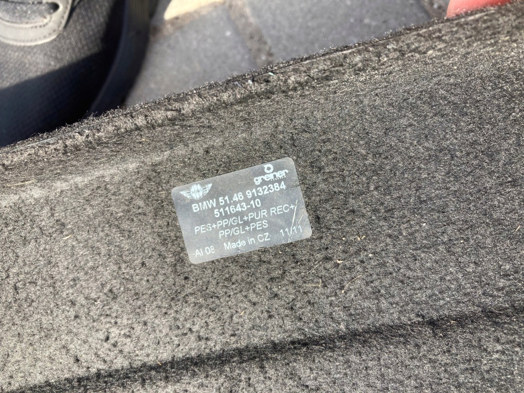 фото №3, Mini cooper r57 cabrio lift захист полиця задня багажника 9132384