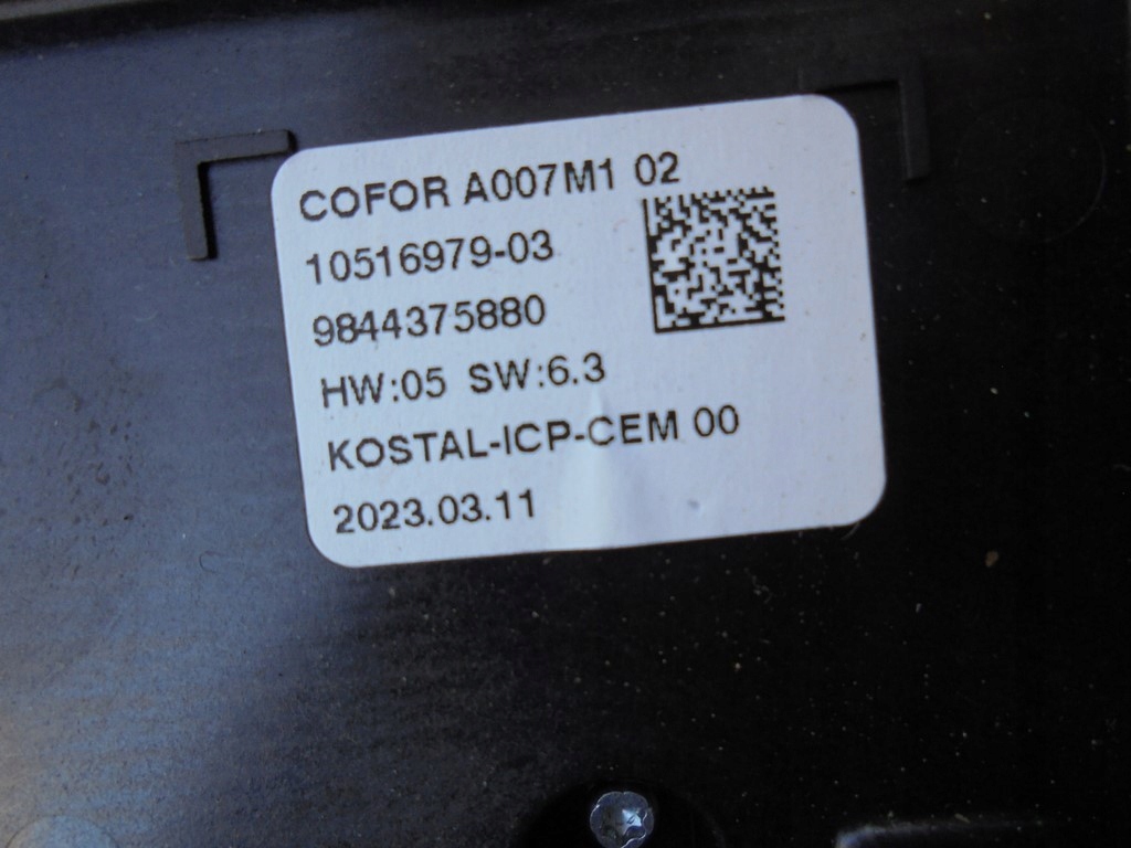 фото №6, Панель кондиционера обдув citroen e-c4 c4 3 iii 23r 9844375880