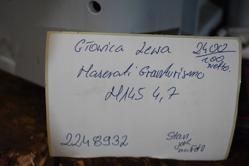 фото №7, Головка двигателя левая maserati granturismo m145 4.7 1