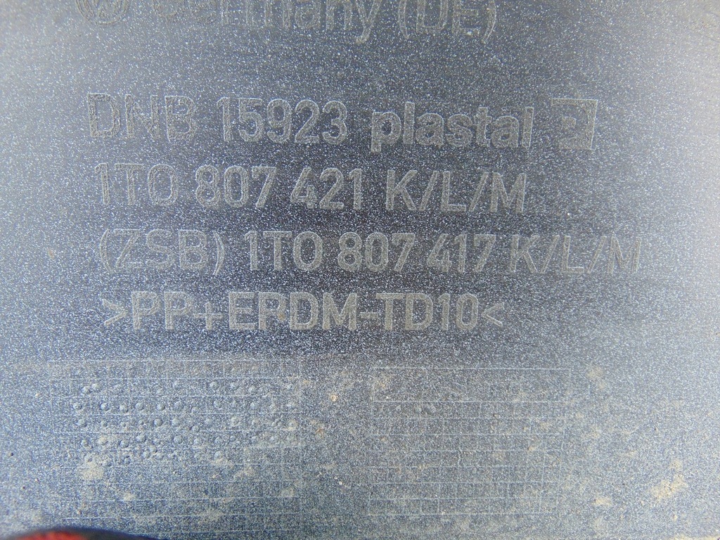 фото №16, Бампер задняя vw touran ii 2010-2015 1t0807421k pod pdc