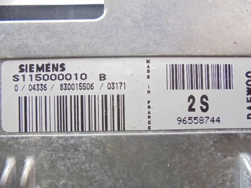 фото №6, Matiz бортовий комп'ютер 96558744 0,8 800 s115000010b