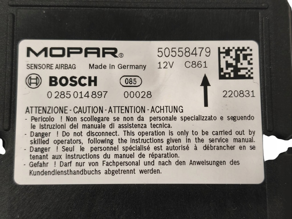 фото №7, Блок управления подушка безопасности alfa romeo giulia 0285014897