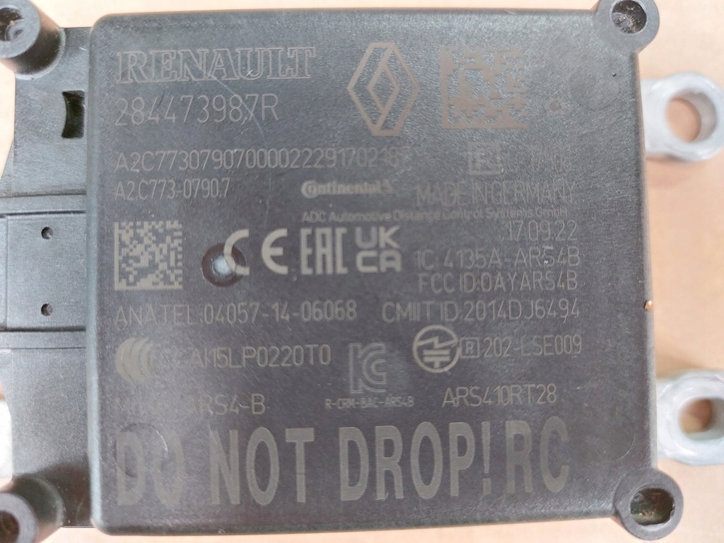 фото №5, Renault радар датчик distronic 284473987r