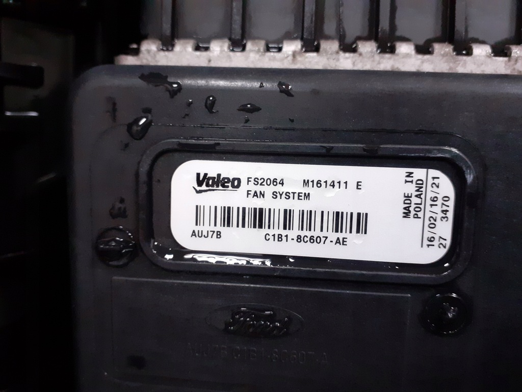 фото №6, Ford b-max 1.0 2012-17 ecoboost pas передний радиатор комплект c1b18c607ae