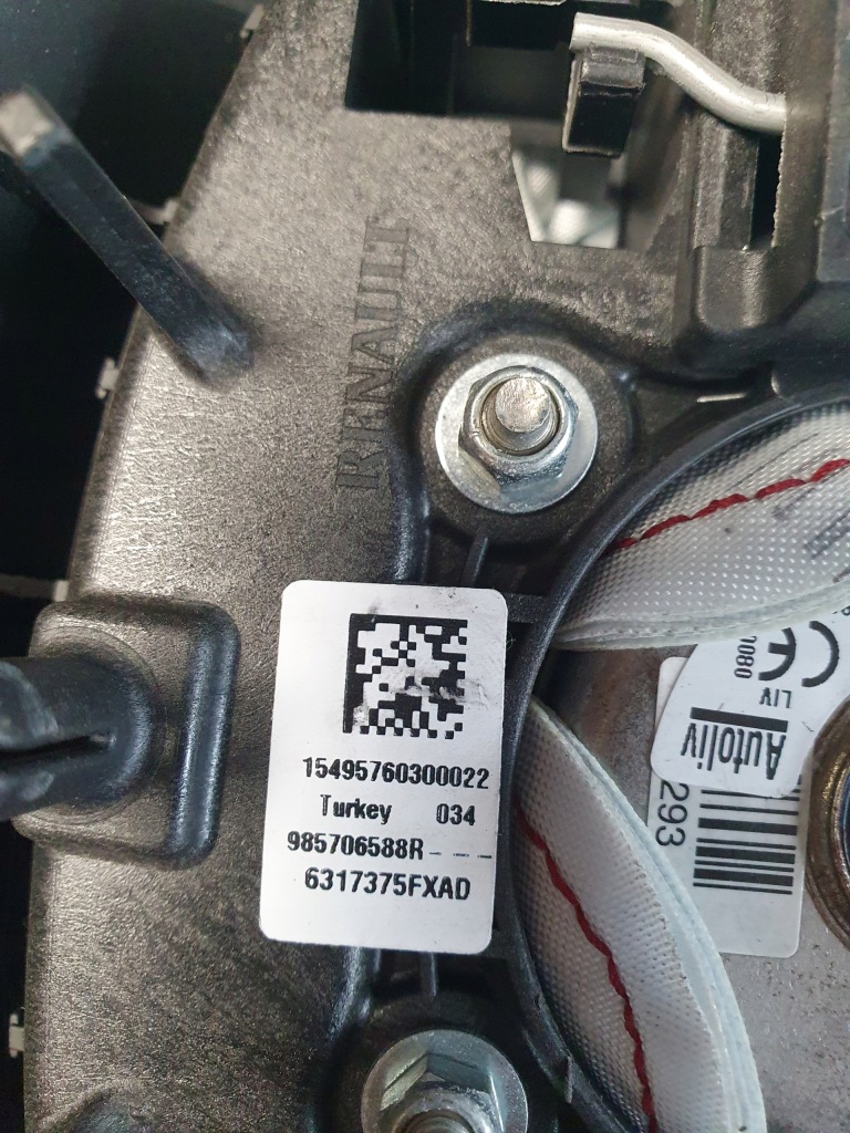 фото №3, Подушка air bag 985706588r renault captur i lift 17-