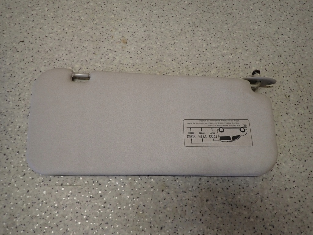 фото №4, Toyota yaris verso козирок сонцезахисний лівий