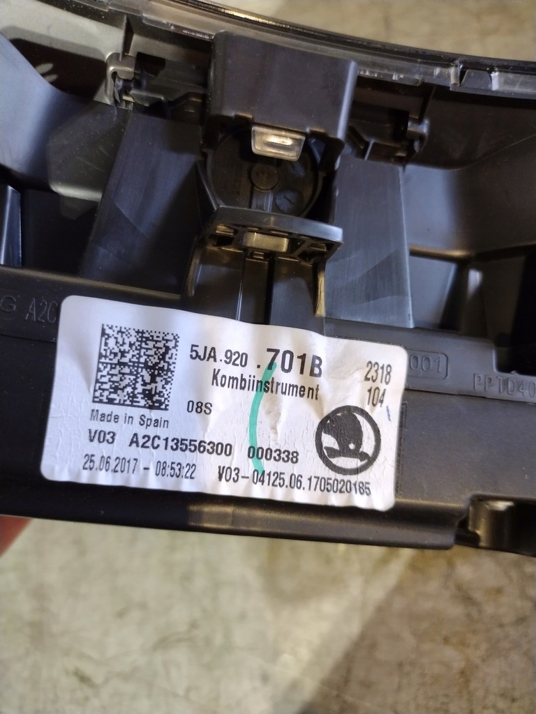 фото №8, Лічильник 5ja920701b skoda rapid 1.6 tdi