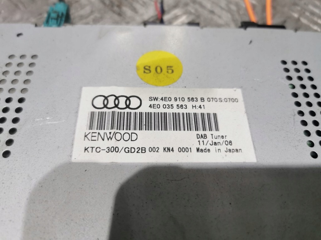 фото №2, Audi a8 d3 модуль тюнер радио 4e0910563b