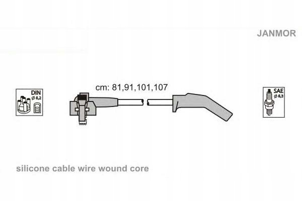фото №2, Дроти запалювання kpl. ford janmor