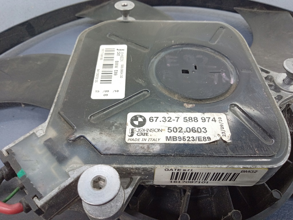 фото №4, Bmw x1 e84 3 e90 2.0d вентилятор радіатора 7588974