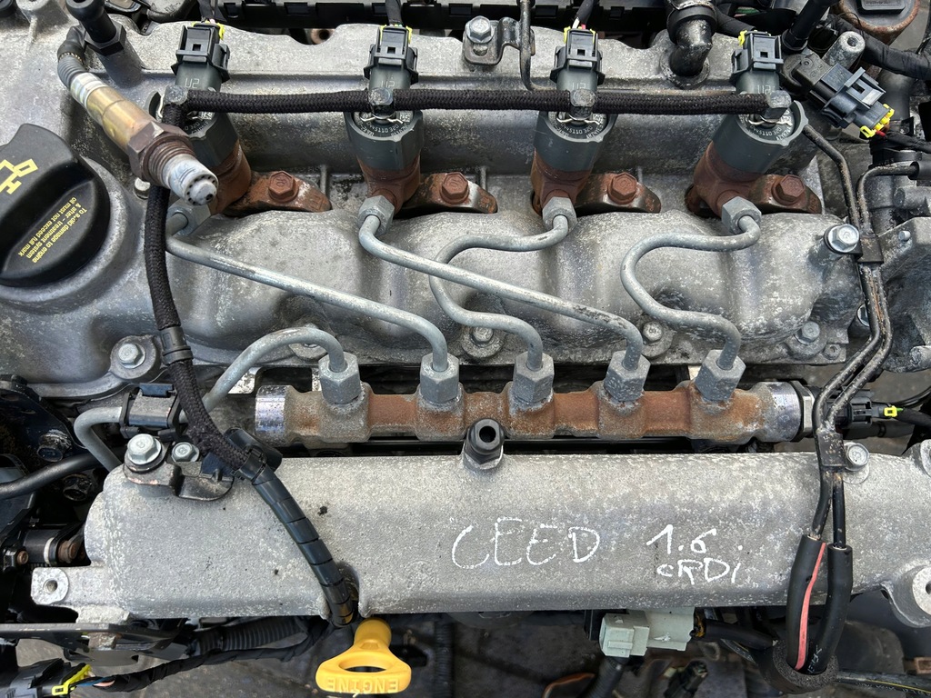 фото №13, Двигатель kompletny kia ceed i hyundai i30 1.6 crdi d4fb