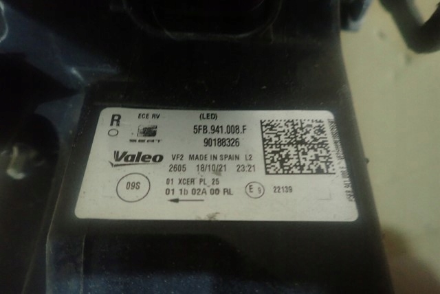 фото №8, Лампа права правий full led seat leon 4 iv tarraco