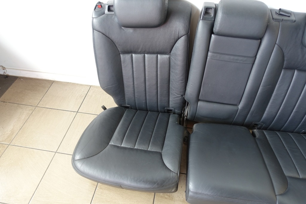 фото №4, Mercedes w164 ml оббивка сидіння сидіння шкіра підігрів надувний