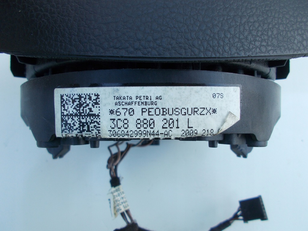 фото №7, Подушка подушка безопасности левая водителя vw golf vi passat b7 eos 3c8880201l