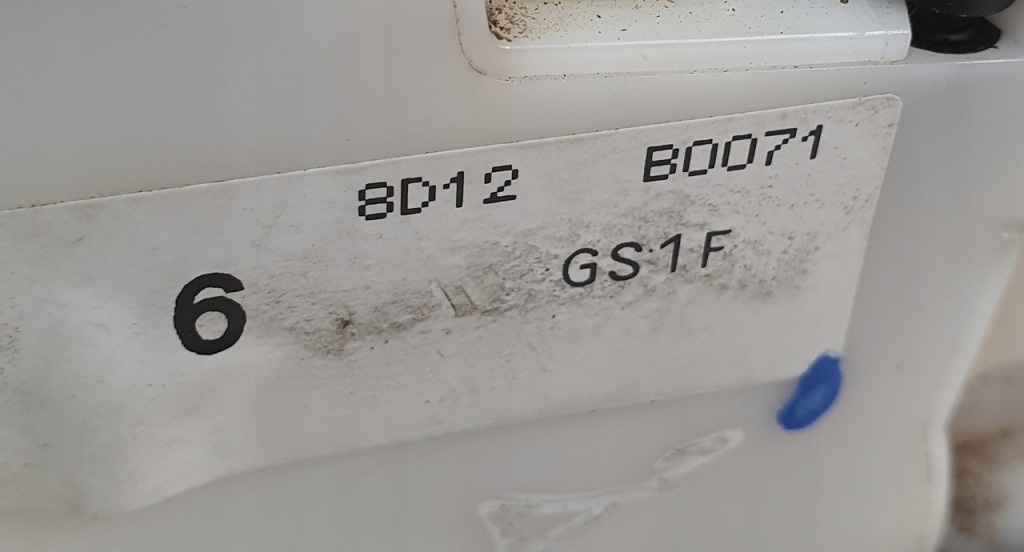 фото №3, Замок двері правий перед mazda 6 gh europa