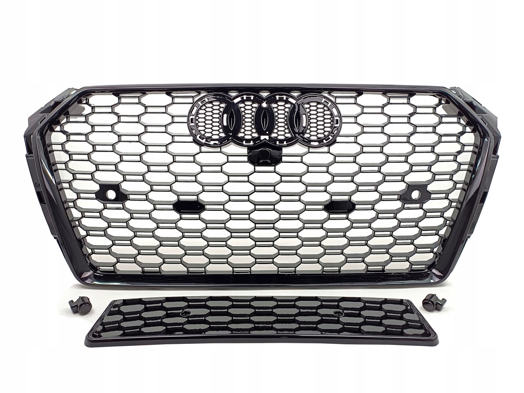 фото №1, Решітка радіатора решітка радіатора audi a4 b9 2015 2016 2017 2018 2019 зразок rs4 plaster стільники
