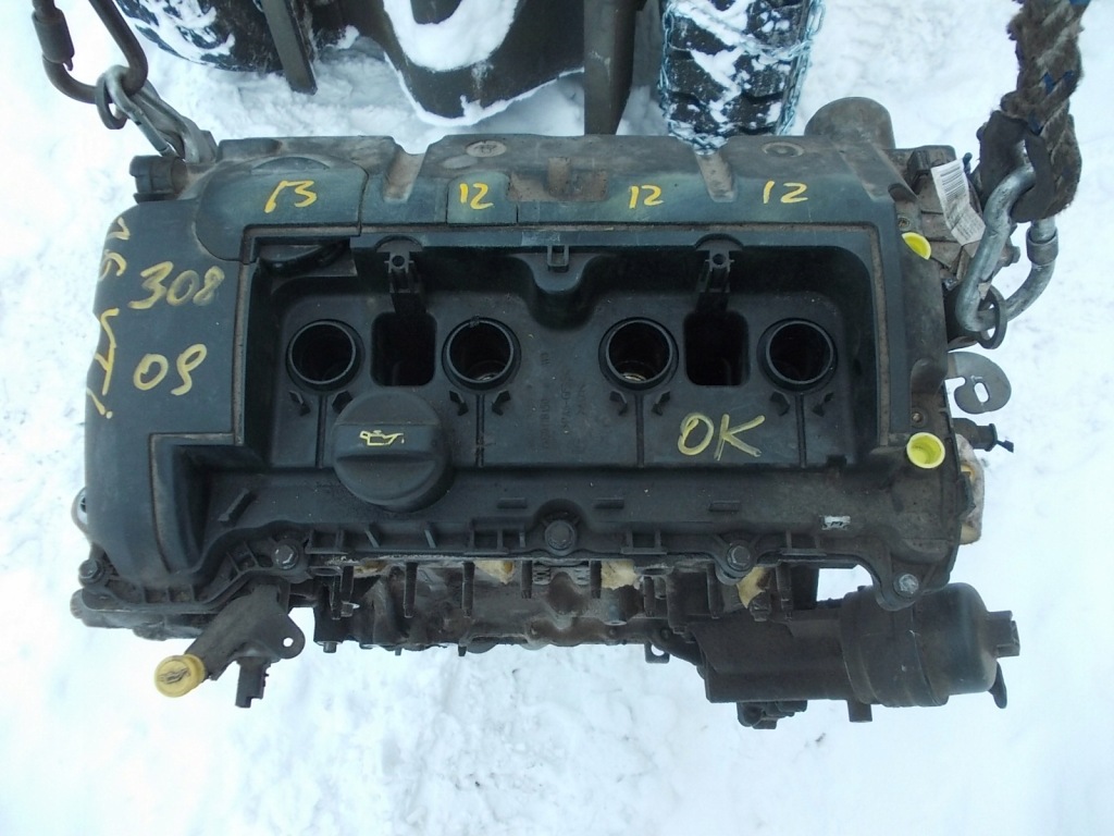 фото №12, Двигун peugeot 208 308 t7 07-13 1,6 vti bmw mini citroen 5fw стиснення test