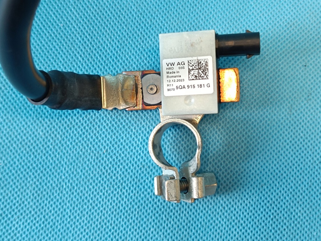 фото №10, Audi q3 f3 sportback 1.4 tfsi e 110kw 2024r клемма минусовая 5qa915181g