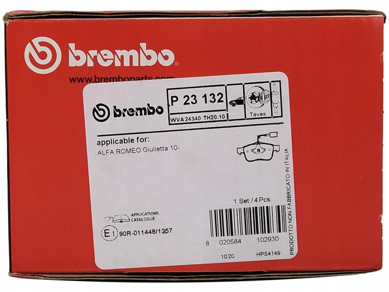 Brembo p 23 132 набір гальмівних колодок гальмівних, гальма дискові Київ