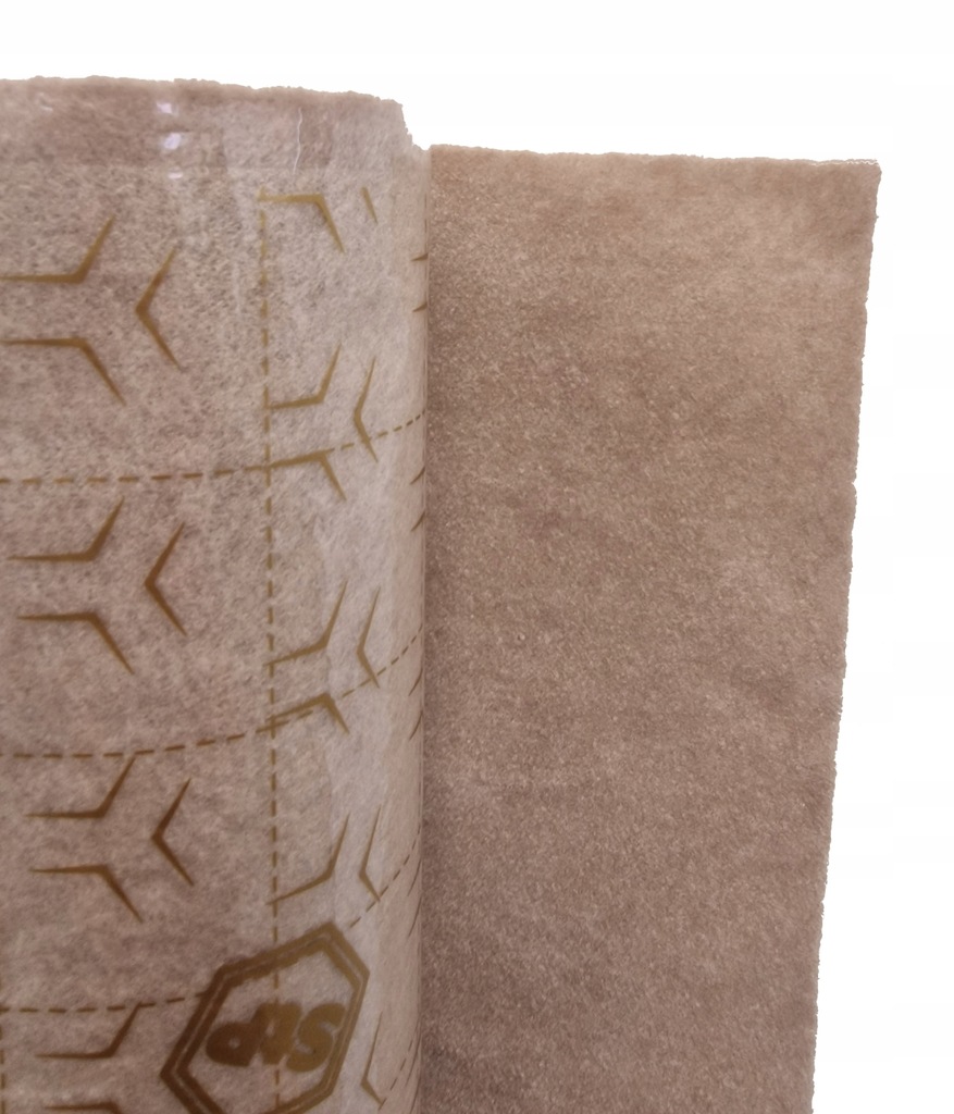 фото №7, Stp обшивка samoprzylepna beż войлок коврик 10m2 обивочный ткань ролик