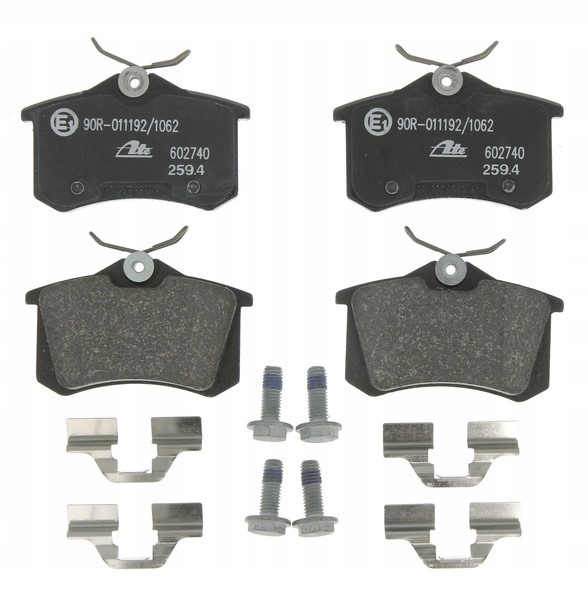 фото №2, Тормозные колодки + тормозные диски задняя ate renault scenic iii 3 grand