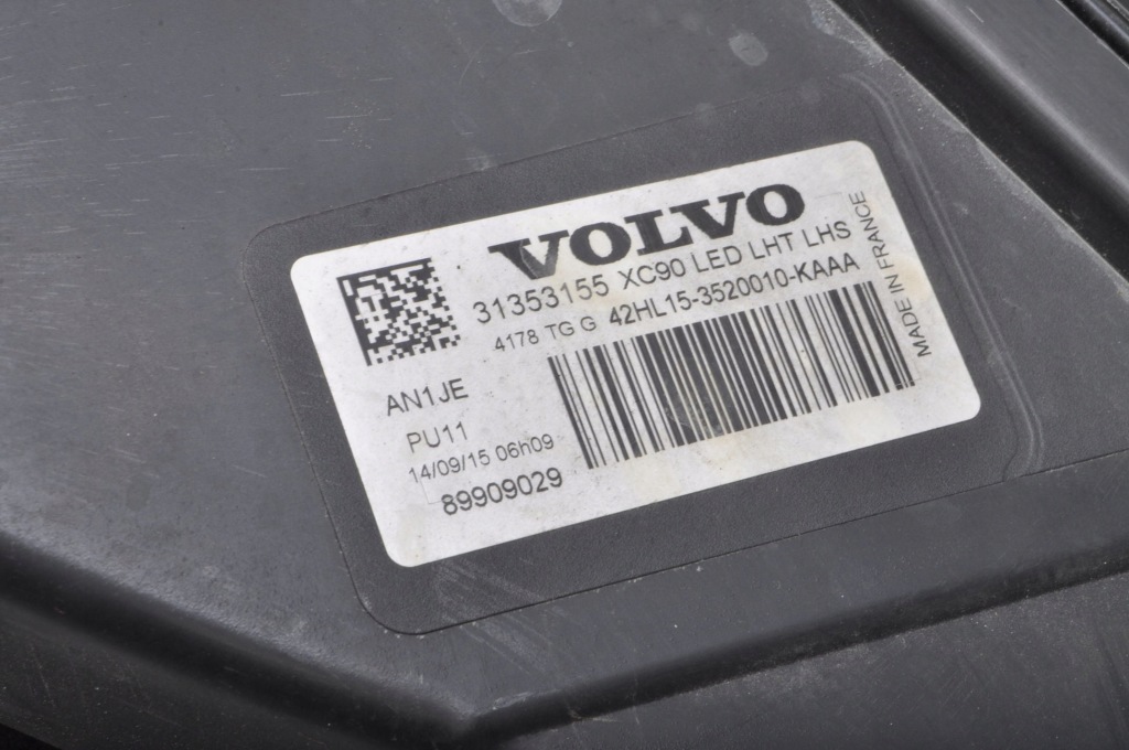 Volvo xc90 2 фара левая передняя перед full led active high beam 31353155 Цена