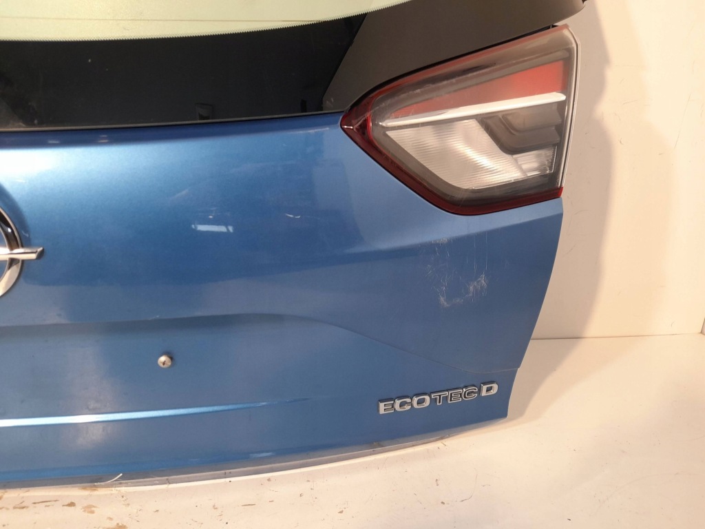 Opel crossland x крышка багажника задняя niebieska 2019 rok h163 царапины в Украине