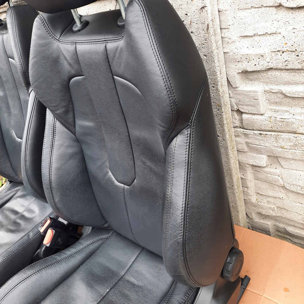 фото №3, Range rover evoque сиденья заднее сиденье кожа czarna