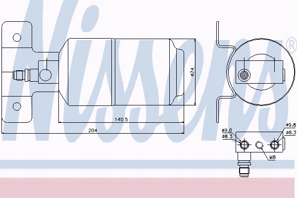 фото №13, Осушитель кондиционера ford galaxy seat alhambra vw