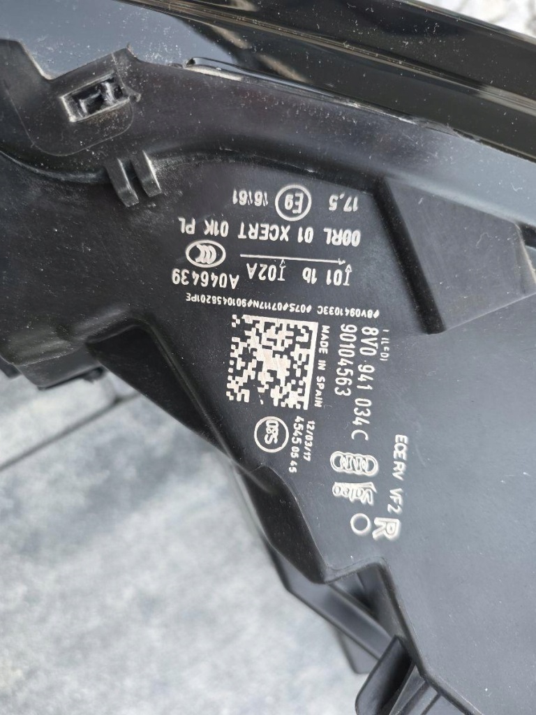 фото №15, Audi a3 s3 rs3 8v0 8v lift лампи full led dynamic 8v0941033c 8v0941034c