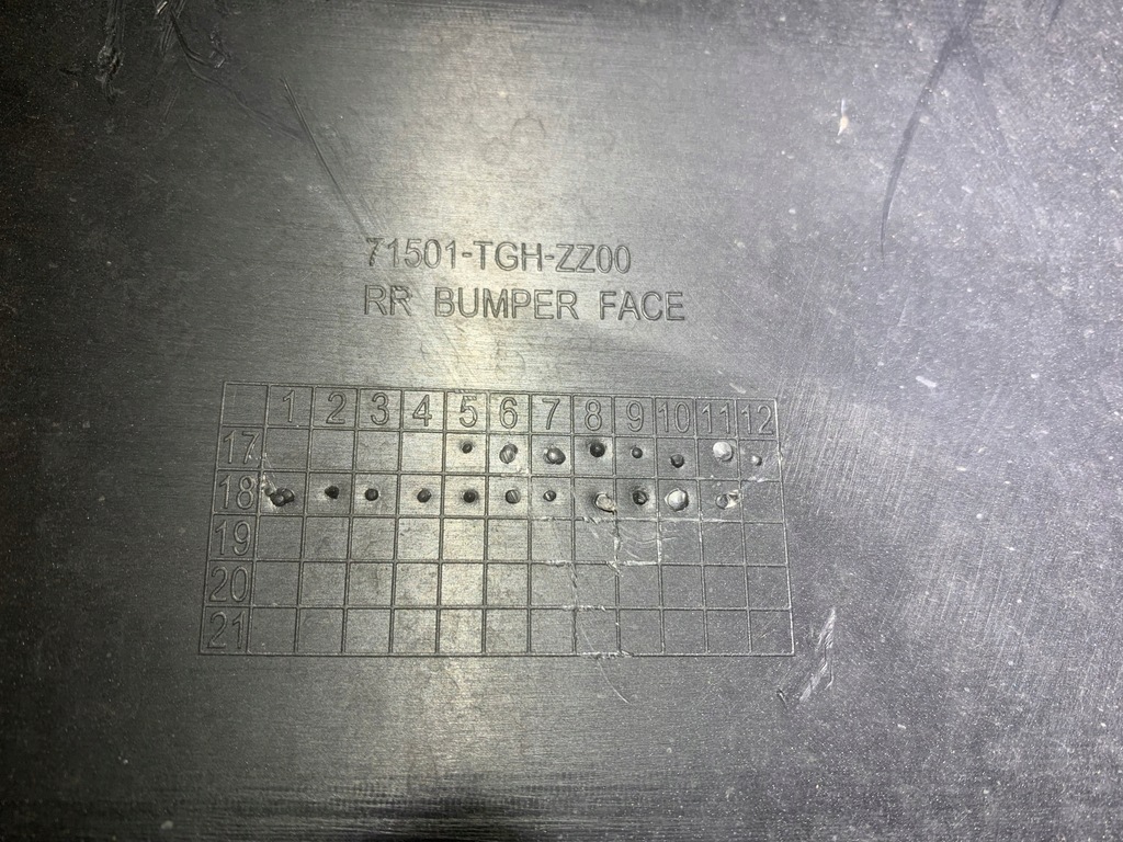 фото №13, Honda civic x type-r бампер задняя задний 71501-tgh-zz00