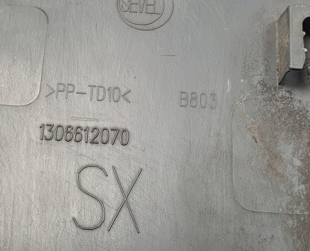 фото №8, Молдинг боковая левый задняя citroen jumper iii