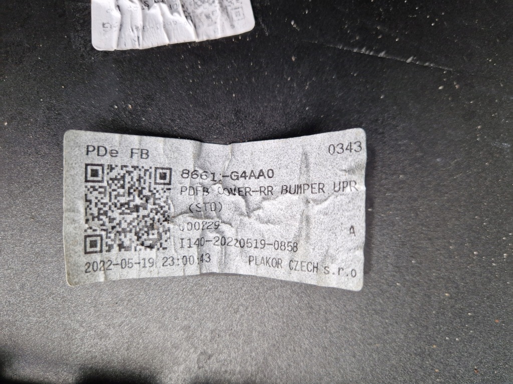 фото №9, Hyundai i30 iii 3 fastback бампер задня задній 86612-g4aa0