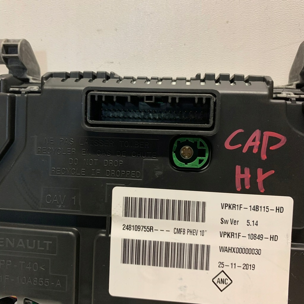 фото №4, Renault captur ii 1.6 e-tech гибрид счетчик приборы цифровой 248109755r