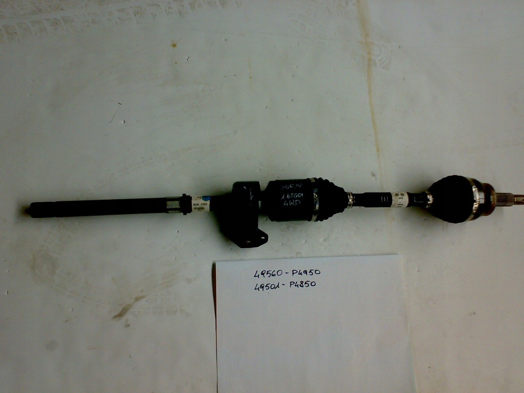 фото №1, Kia sorento iv 2020 2021 приводной вал правая 1.6tgdi 4wd