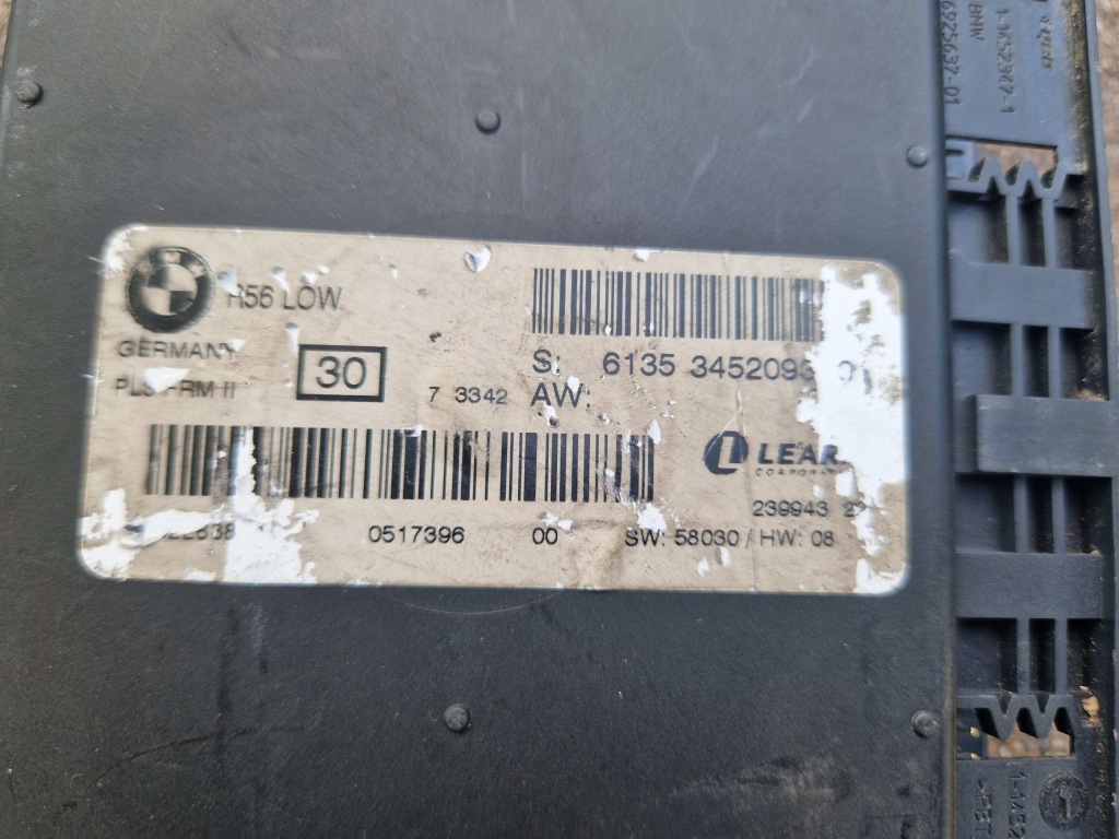 Mini r56 модуль блок керування світла 6135 3452093-01 Доставка