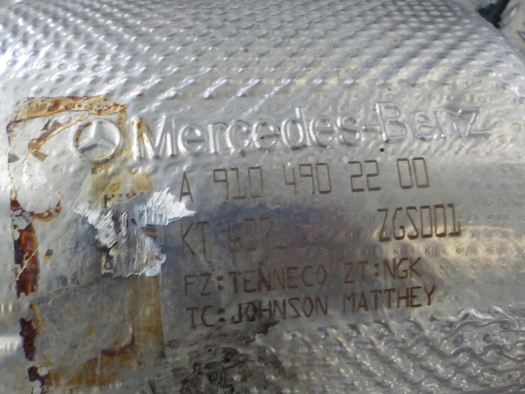 фото №6, Sprinter 910 18-20 вихлоп dpf каталізатор a9104902300 kt6071