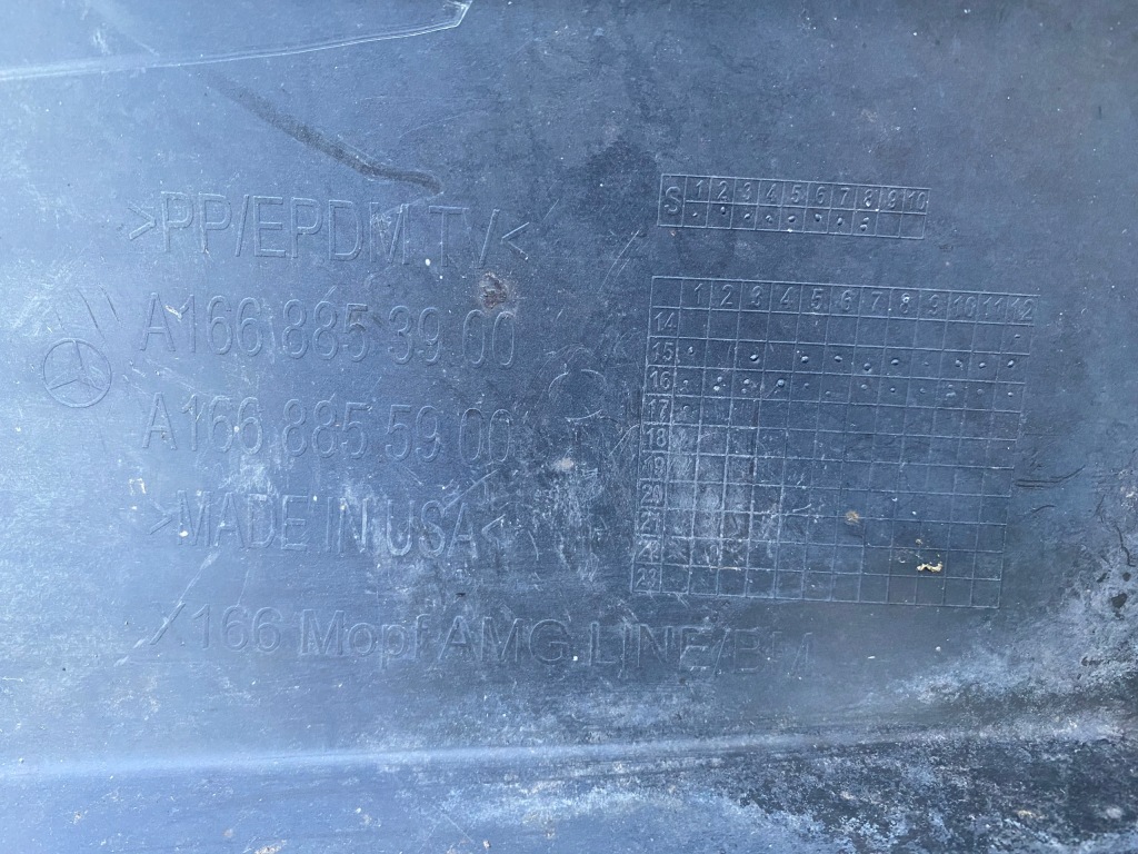 Mercedes gls w166 x166 amg 15-19 бампер задний задняя pdc Киев